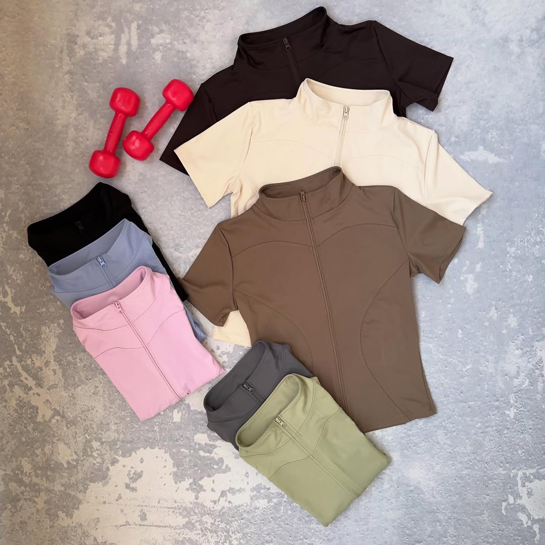 تیشرت زیپدار ورزشی اسپندکس کد 229